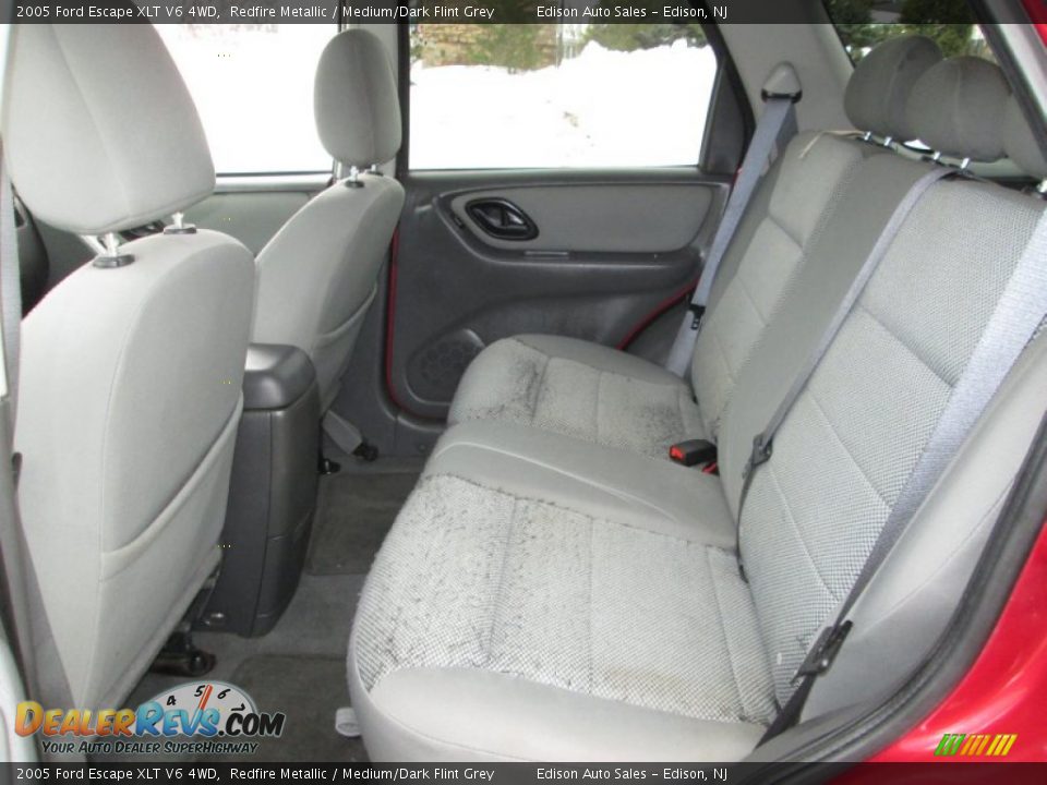 2005 Ford Escape XLT V6 4WD Redfire Metallic / Medium/Dark Flint Grey Photo #17