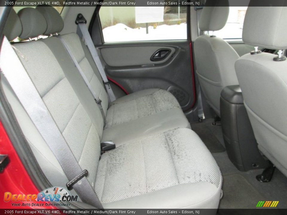 2005 Ford Escape XLT V6 4WD Redfire Metallic / Medium/Dark Flint Grey Photo #18