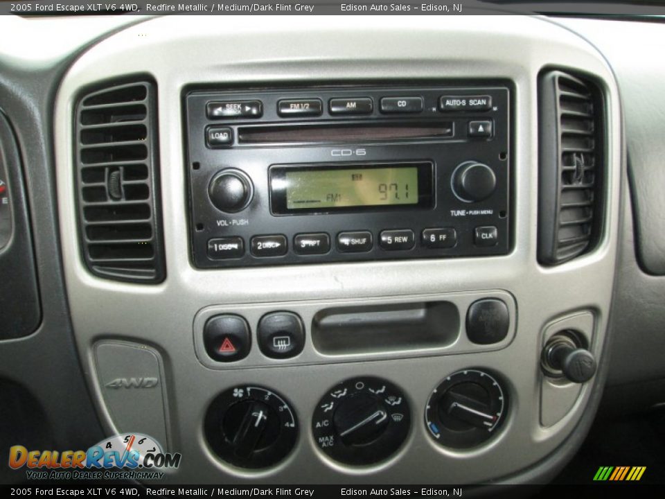 2005 Ford Escape XLT V6 4WD Redfire Metallic / Medium/Dark Flint Grey Photo #20