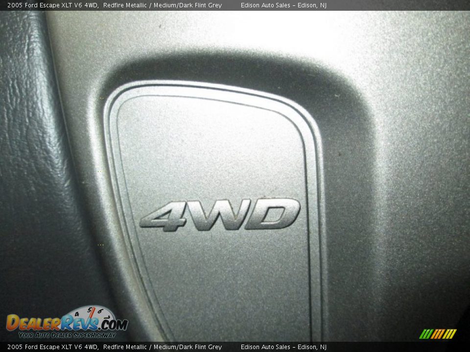 2005 Ford Escape XLT V6 4WD Redfire Metallic / Medium/Dark Flint Grey Photo #21