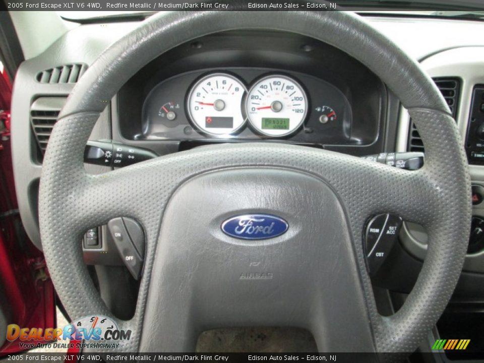 2005 Ford Escape XLT V6 4WD Redfire Metallic / Medium/Dark Flint Grey Photo #23