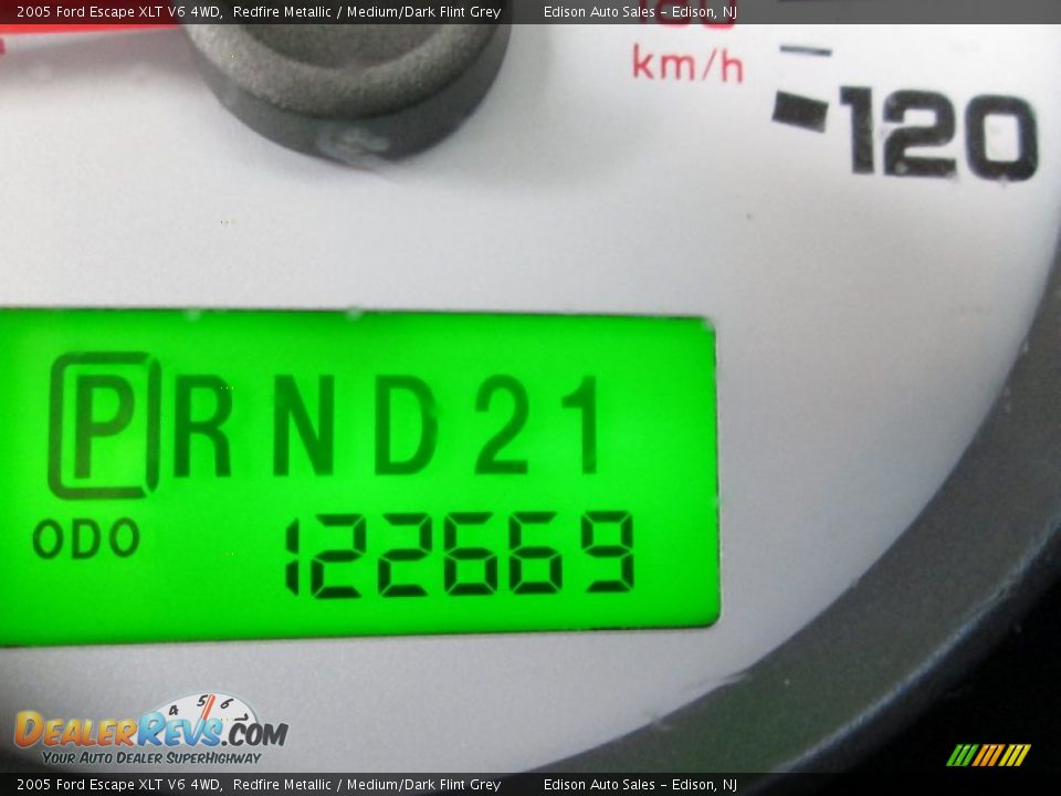 2005 Ford Escape XLT V6 4WD Redfire Metallic / Medium/Dark Flint Grey Photo #24
