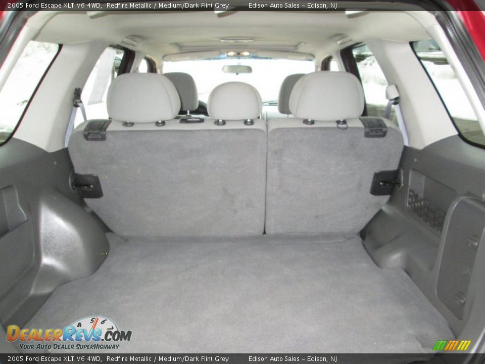 2005 Ford Escape XLT V6 4WD Redfire Metallic / Medium/Dark Flint Grey Photo #25