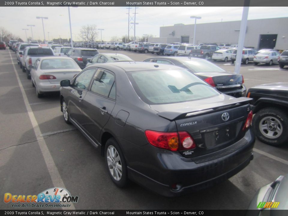 2009 Toyota Corolla S Magnetic Gray Metallic / Dark Charcoal Photo #1