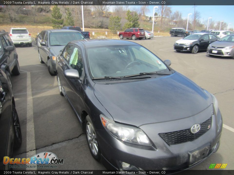 2009 Toyota Corolla S Magnetic Gray Metallic / Dark Charcoal Photo #2