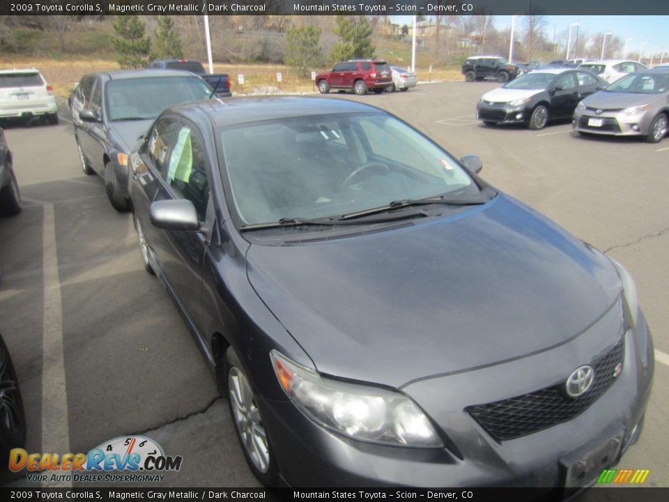2009 Toyota Corolla S Magnetic Gray Metallic / Dark Charcoal Photo #4