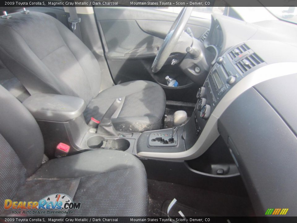 2009 Toyota Corolla S Magnetic Gray Metallic / Dark Charcoal Photo #5