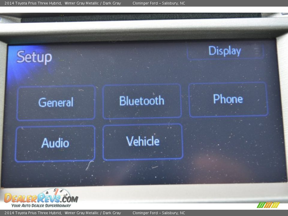 2014 Toyota Prius Three Hybrid Winter Gray Metallic / Dark Gray Photo #13