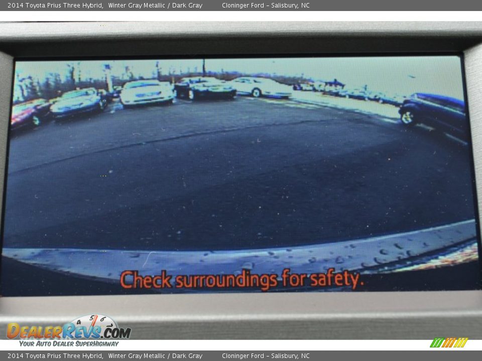 2014 Toyota Prius Three Hybrid Winter Gray Metallic / Dark Gray Photo #16