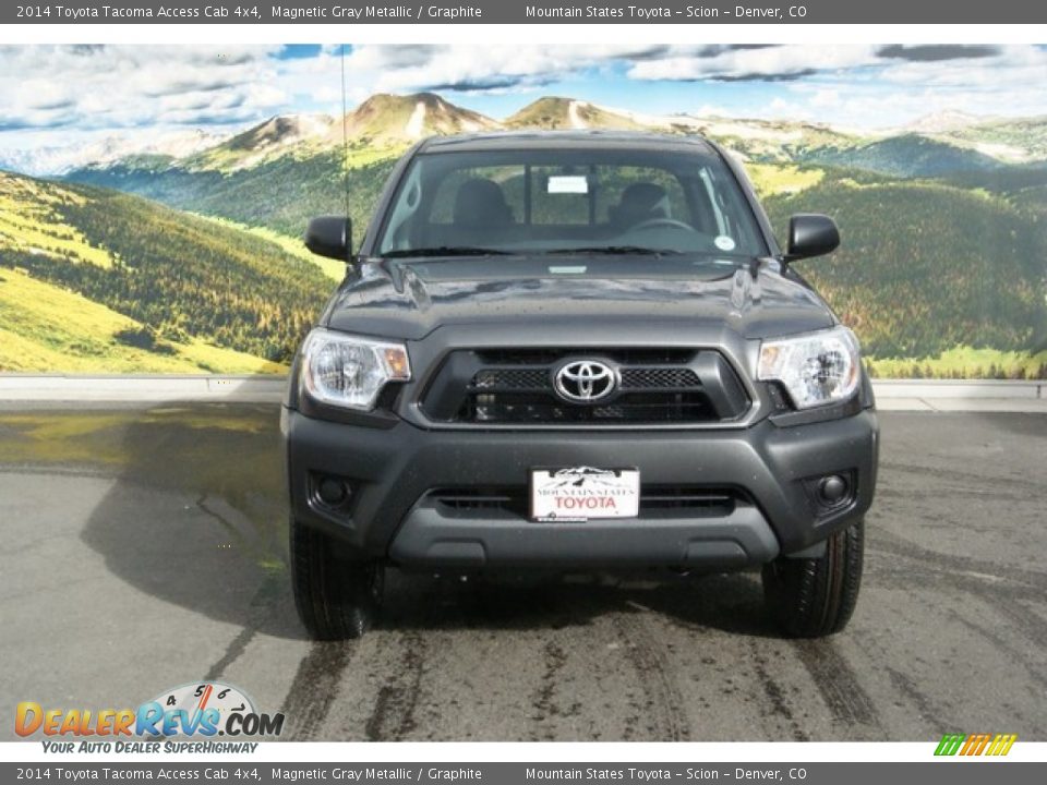 2014 Toyota Tacoma Access Cab 4x4 Magnetic Gray Metallic / Graphite Photo #2