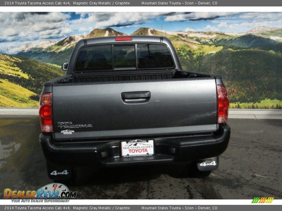 2014 Toyota Tacoma Access Cab 4x4 Magnetic Gray Metallic / Graphite Photo #4