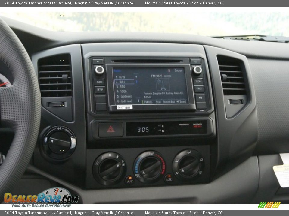 2014 Toyota Tacoma Access Cab 4x4 Magnetic Gray Metallic / Graphite Photo #6