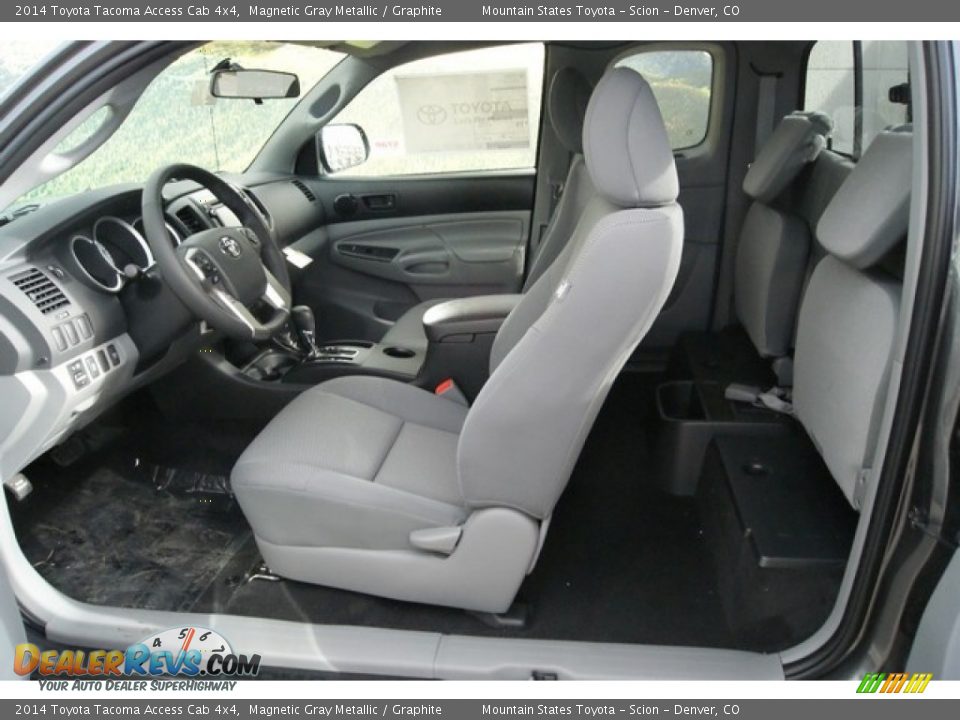 2014 Toyota Tacoma Access Cab 4x4 Magnetic Gray Metallic / Graphite Photo #8