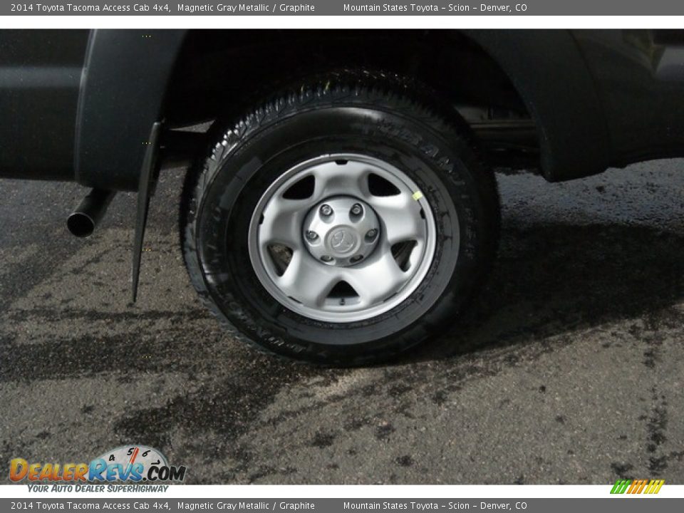 2014 Toyota Tacoma Access Cab 4x4 Magnetic Gray Metallic / Graphite Photo #10