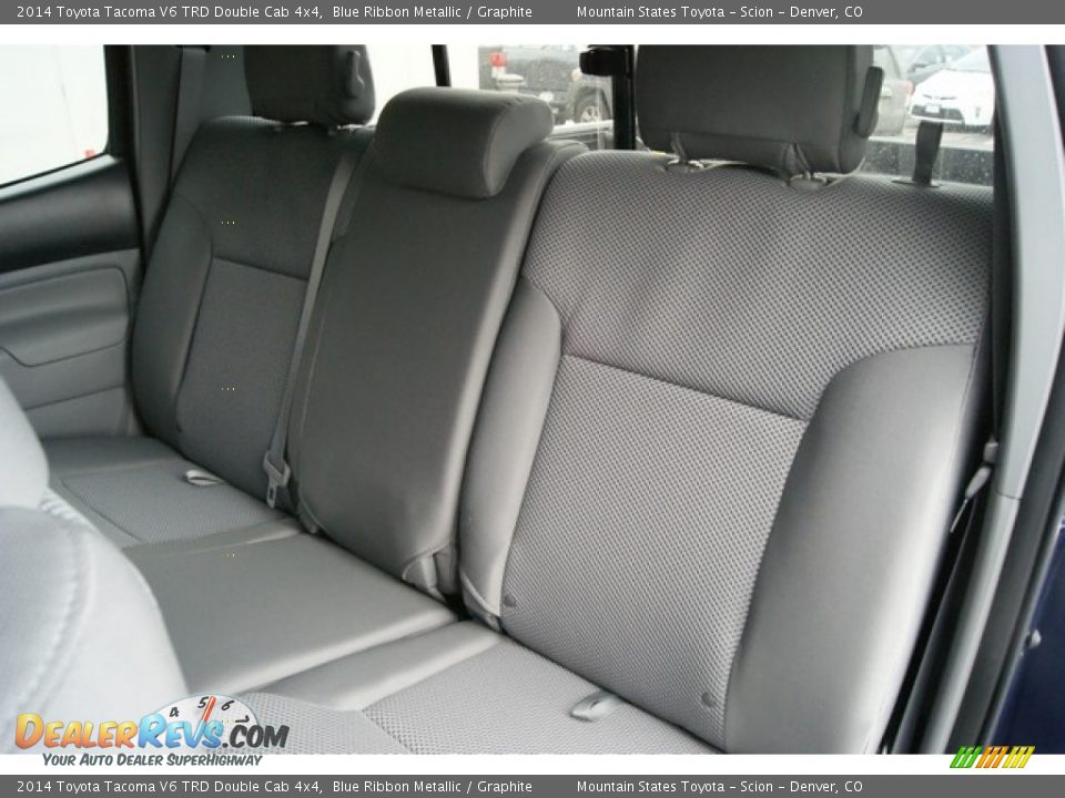 2014 Toyota Tacoma V6 TRD Double Cab 4x4 Blue Ribbon Metallic / Graphite Photo #7