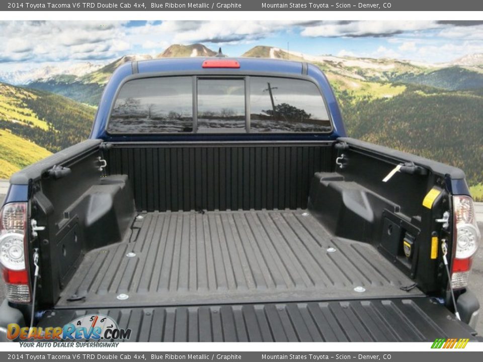 2014 Toyota Tacoma V6 TRD Double Cab 4x4 Blue Ribbon Metallic / Graphite Photo #8
