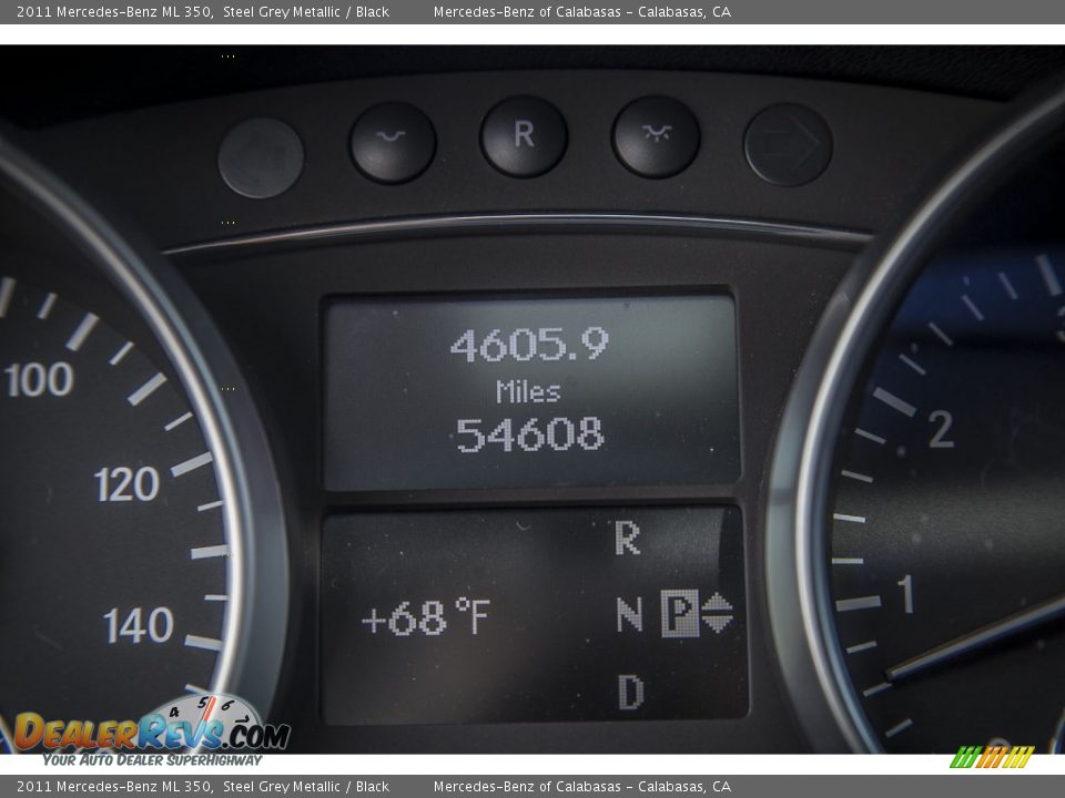 2011 Mercedes-Benz ML 350 Steel Grey Metallic / Black Photo #30