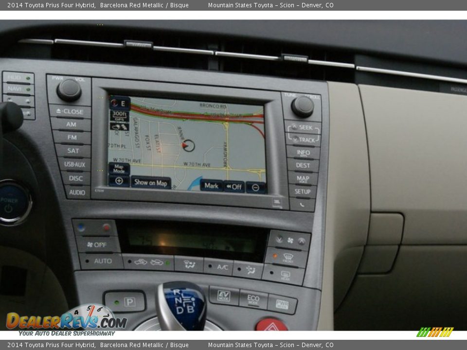 2014 Toyota Prius Four Hybrid Barcelona Red Metallic / Bisque Photo #6