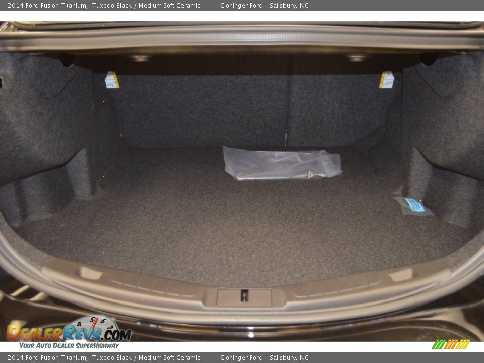 2014 Ford Fusion Titanium Tuxedo Black / Medium Soft Ceramic Photo #8