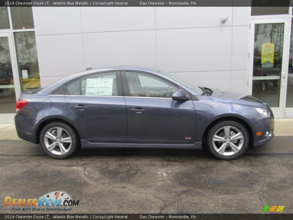 2014 Chevrolet Cruze LT Atlantis Blue Metallic / Cocoa/Light Neutral Photo #2