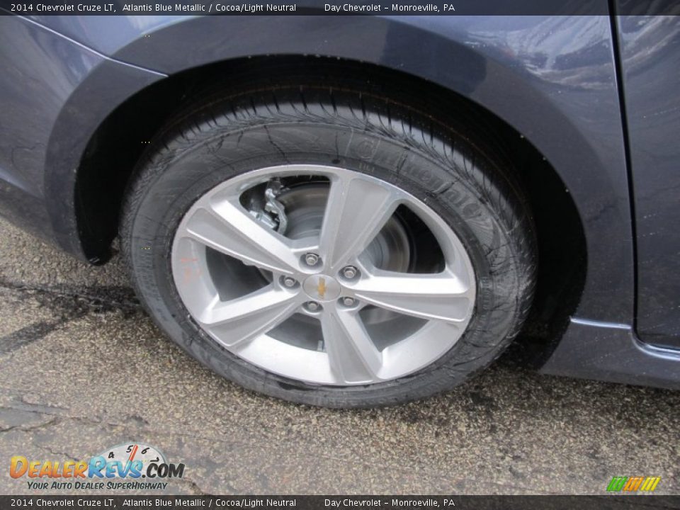 2014 Chevrolet Cruze LT Atlantis Blue Metallic / Cocoa/Light Neutral Photo #3