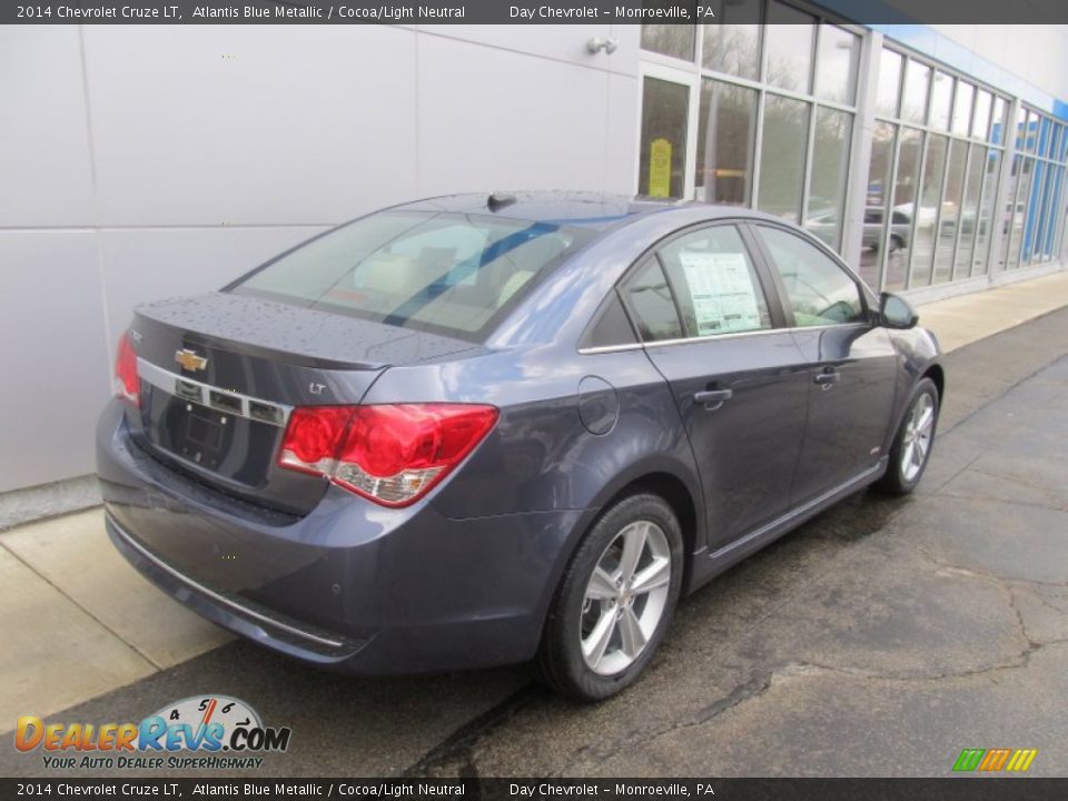 2014 Chevrolet Cruze LT Atlantis Blue Metallic / Cocoa/Light Neutral Photo #4