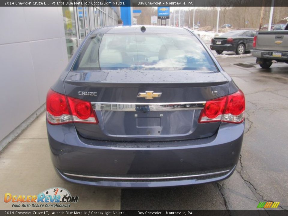 2014 Chevrolet Cruze LT Atlantis Blue Metallic / Cocoa/Light Neutral Photo #5