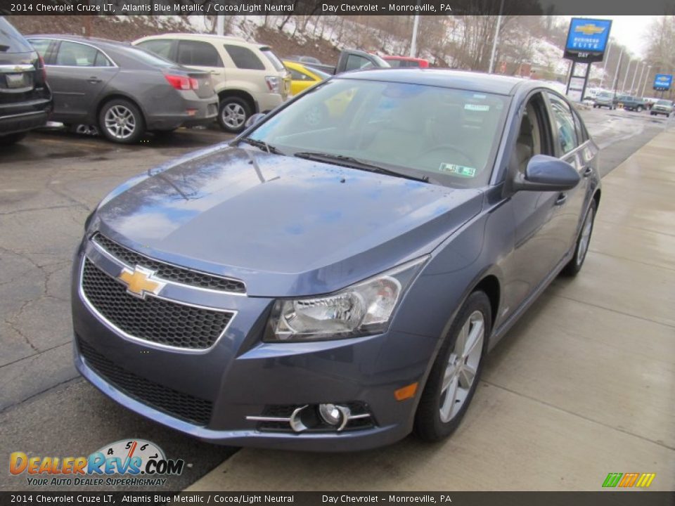 2014 Chevrolet Cruze LT Atlantis Blue Metallic / Cocoa/Light Neutral Photo #7
