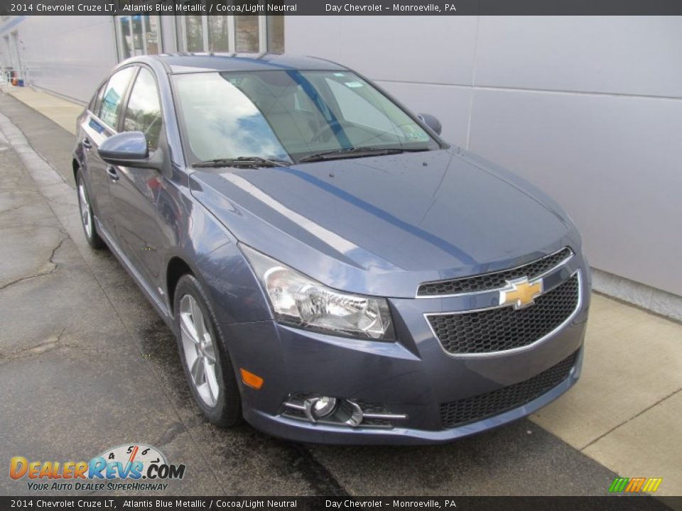 2014 Chevrolet Cruze LT Atlantis Blue Metallic / Cocoa/Light Neutral Photo #9