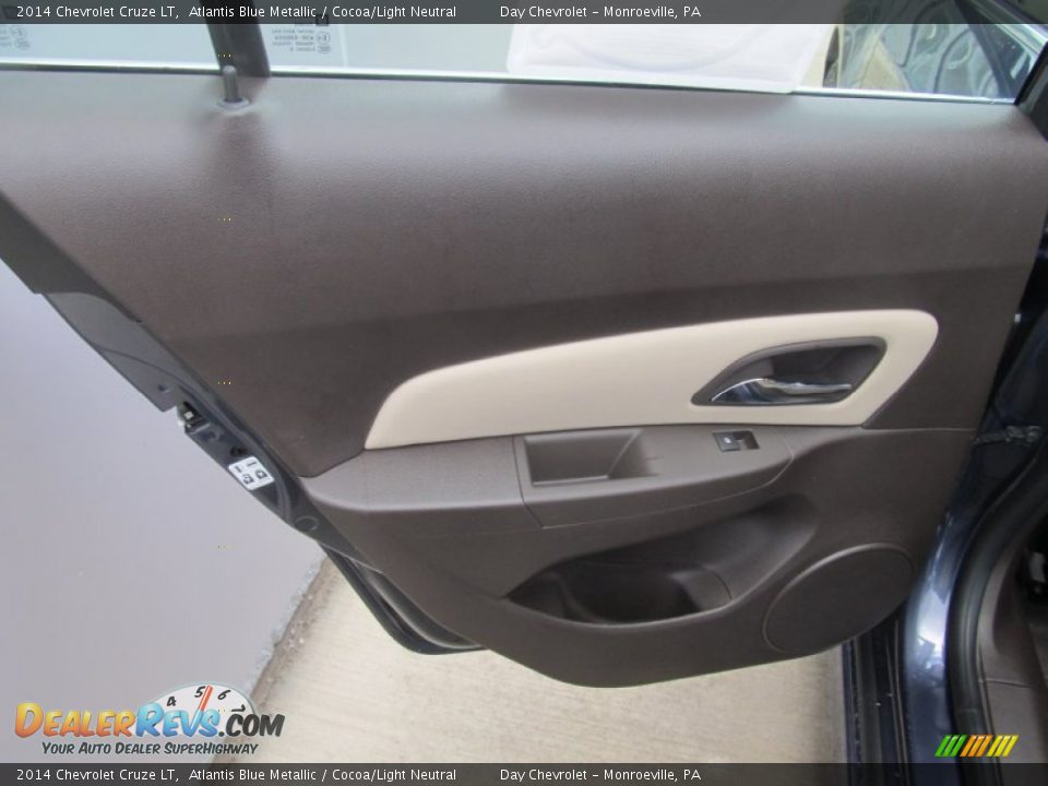 2014 Chevrolet Cruze LT Atlantis Blue Metallic / Cocoa/Light Neutral Photo #13