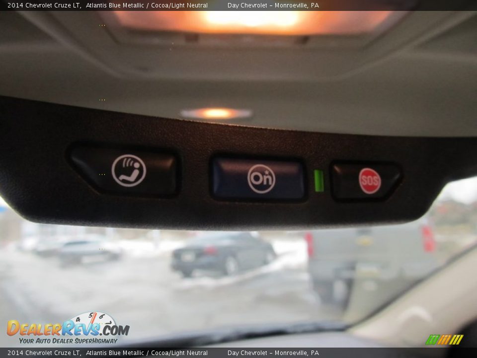 2014 Chevrolet Cruze LT Atlantis Blue Metallic / Cocoa/Light Neutral Photo #17