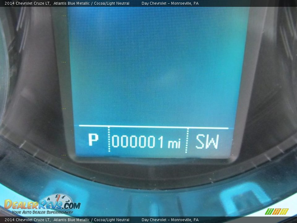 2014 Chevrolet Cruze LT Atlantis Blue Metallic / Cocoa/Light Neutral Photo #20