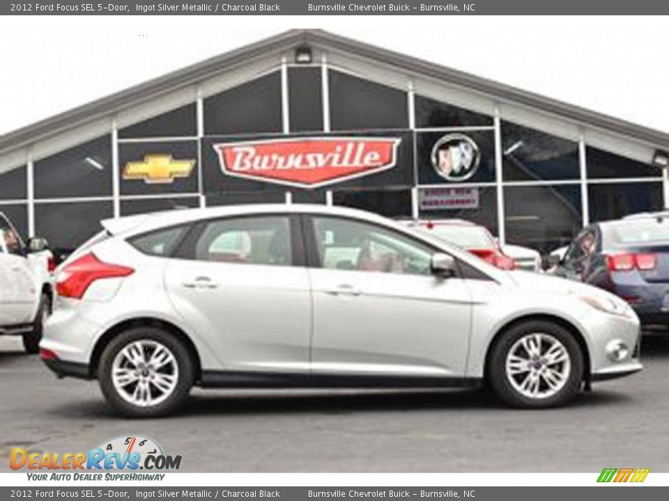 2012 Ford Focus SEL 5-Door Ingot Silver Metallic / Charcoal Black Photo #1