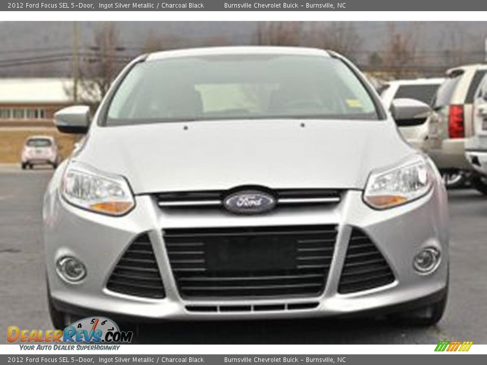 2012 Ford Focus SEL 5-Door Ingot Silver Metallic / Charcoal Black Photo #6
