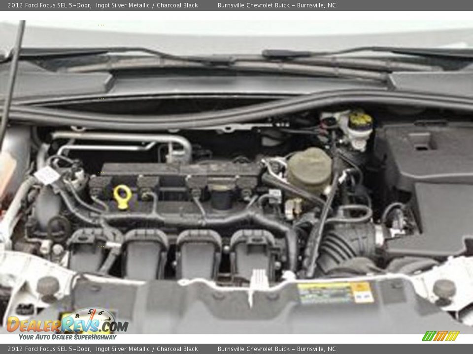 2012 Ford Focus SEL 5-Door Ingot Silver Metallic / Charcoal Black Photo #8