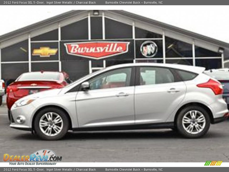 2012 Ford Focus SEL 5-Door Ingot Silver Metallic / Charcoal Black Photo #10