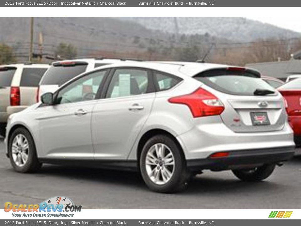 2012 Ford Focus SEL 5-Door Ingot Silver Metallic / Charcoal Black Photo #12