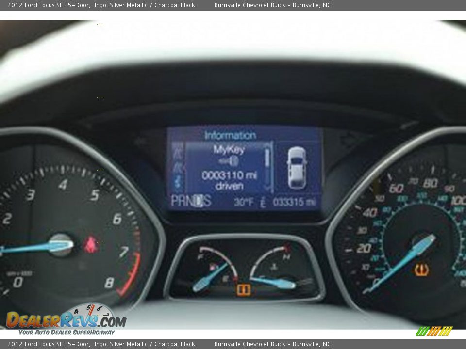 2012 Ford Focus SEL 5-Door Ingot Silver Metallic / Charcoal Black Photo #13