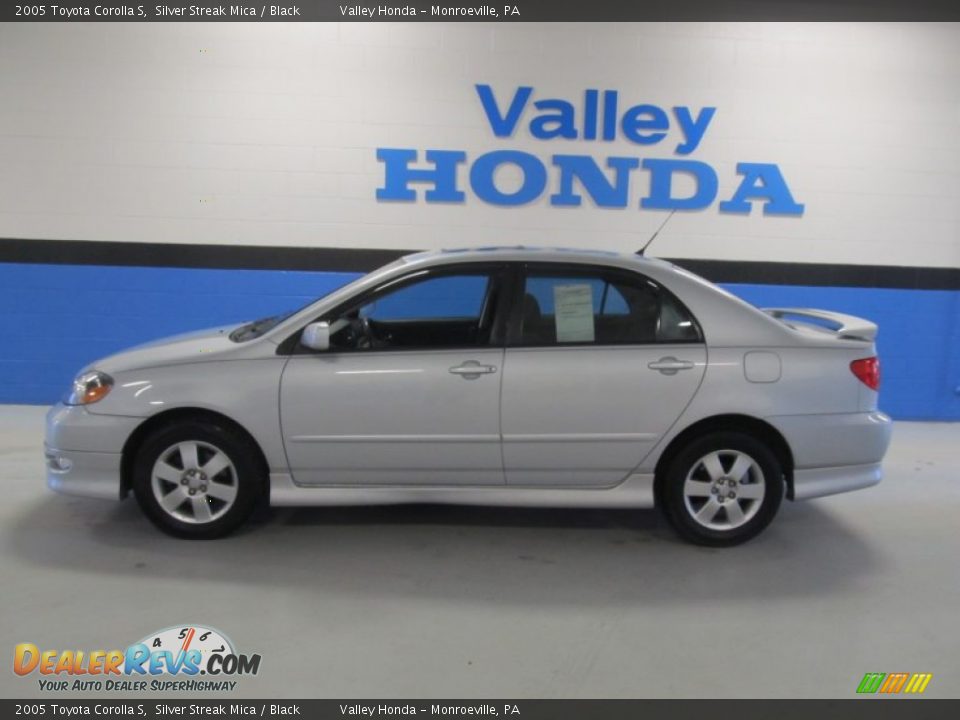 2005 Toyota Corolla S Silver Streak Mica / Black Photo #2