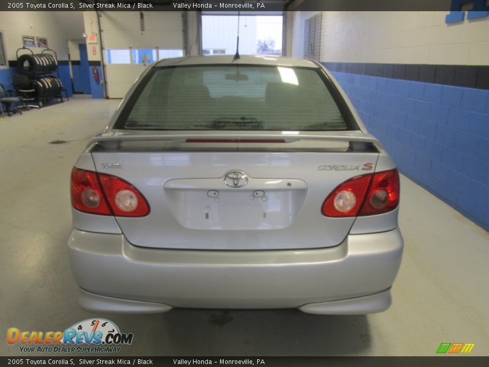 2005 Toyota Corolla S Silver Streak Mica / Black Photo #4