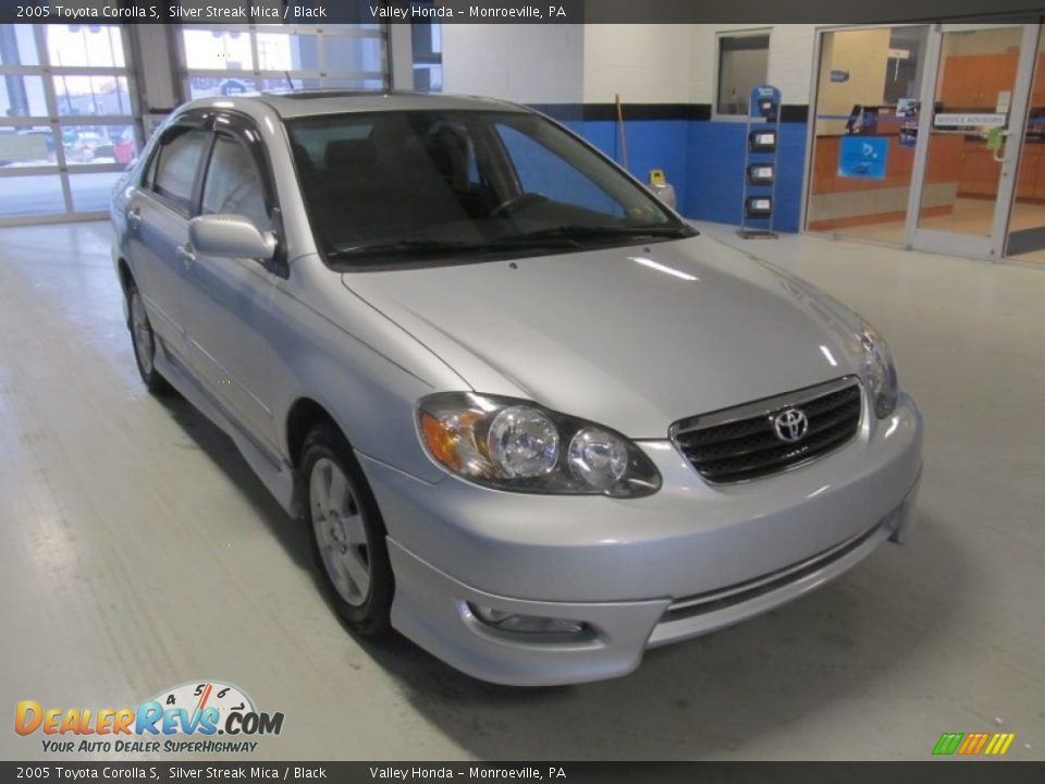 2005 Toyota Corolla S Silver Streak Mica / Black Photo #5