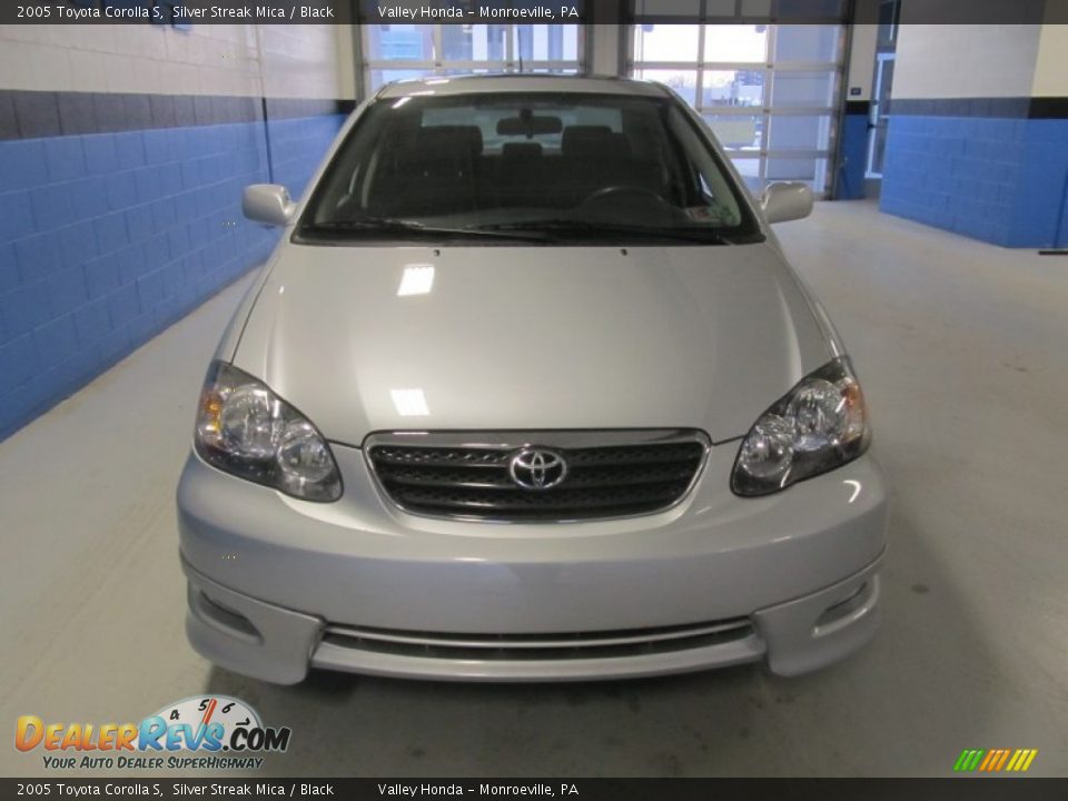 2005 Toyota Corolla S Silver Streak Mica / Black Photo #6