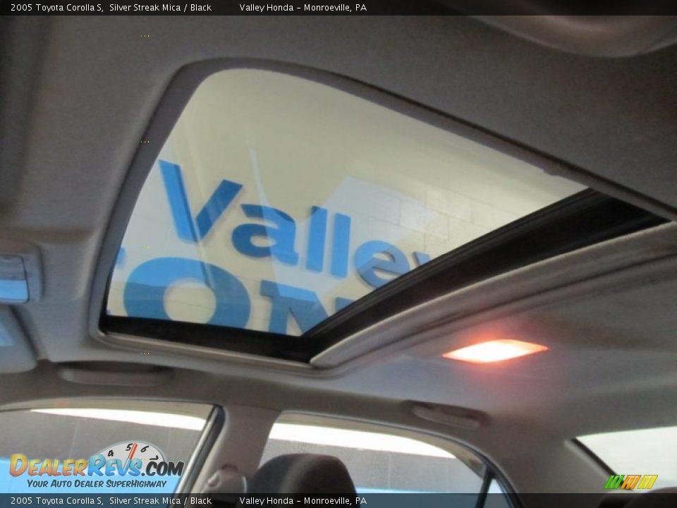 2005 Toyota Corolla S Silver Streak Mica / Black Photo #8