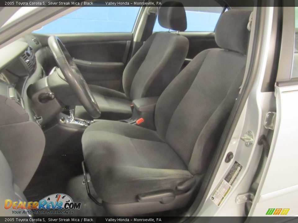 2005 Toyota Corolla S Silver Streak Mica / Black Photo #9