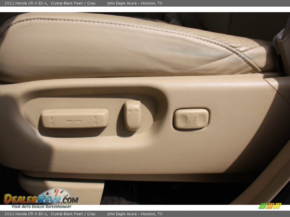 2011 Honda CR-V EX-L Crystal Black Pearl / Gray Photo #15
