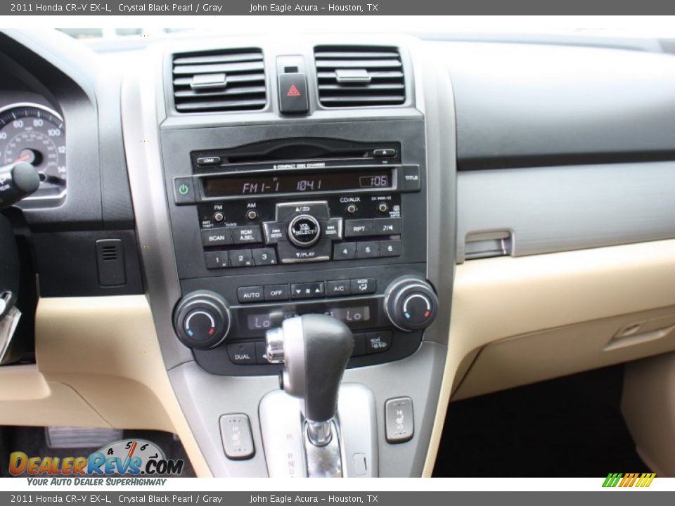 2011 Honda CR-V EX-L Crystal Black Pearl / Gray Photo #17