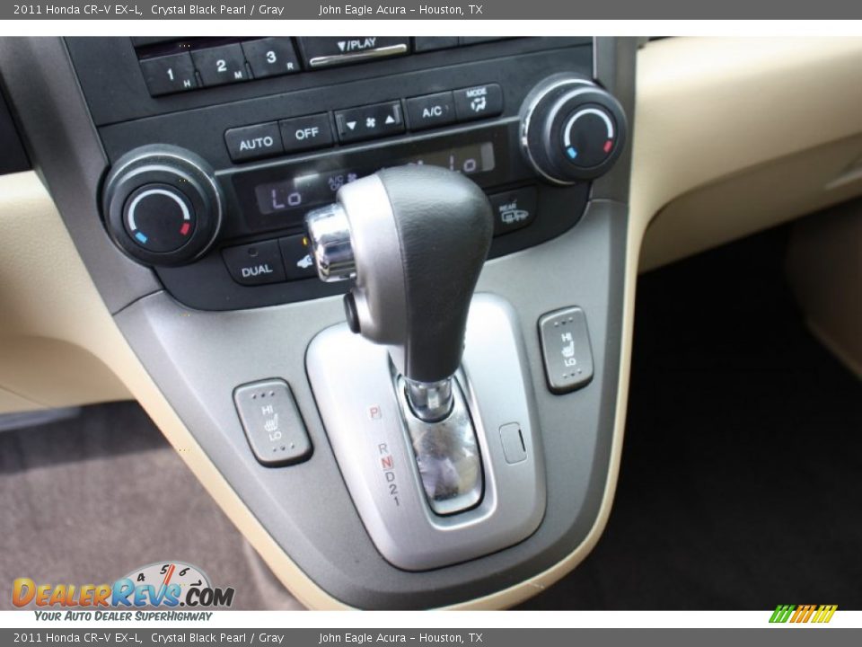 2011 Honda CR-V EX-L Crystal Black Pearl / Gray Photo #19