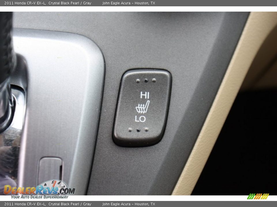 2011 Honda CR-V EX-L Crystal Black Pearl / Gray Photo #21