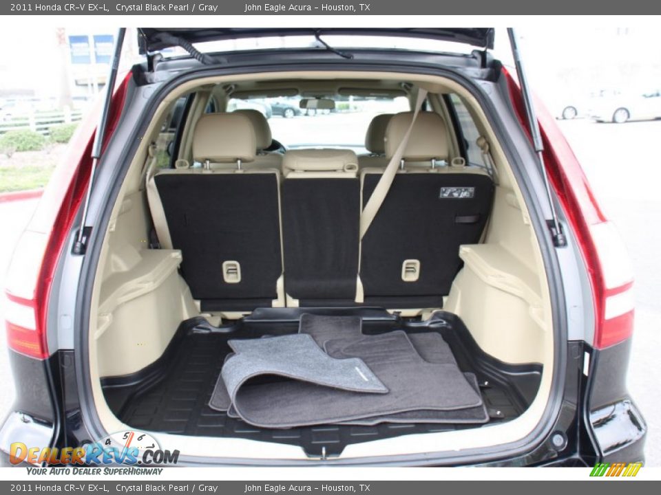 2011 Honda CR-V EX-L Crystal Black Pearl / Gray Photo #28