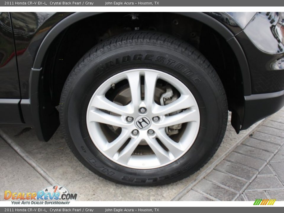 2011 Honda CR-V EX-L Crystal Black Pearl / Gray Photo #29
